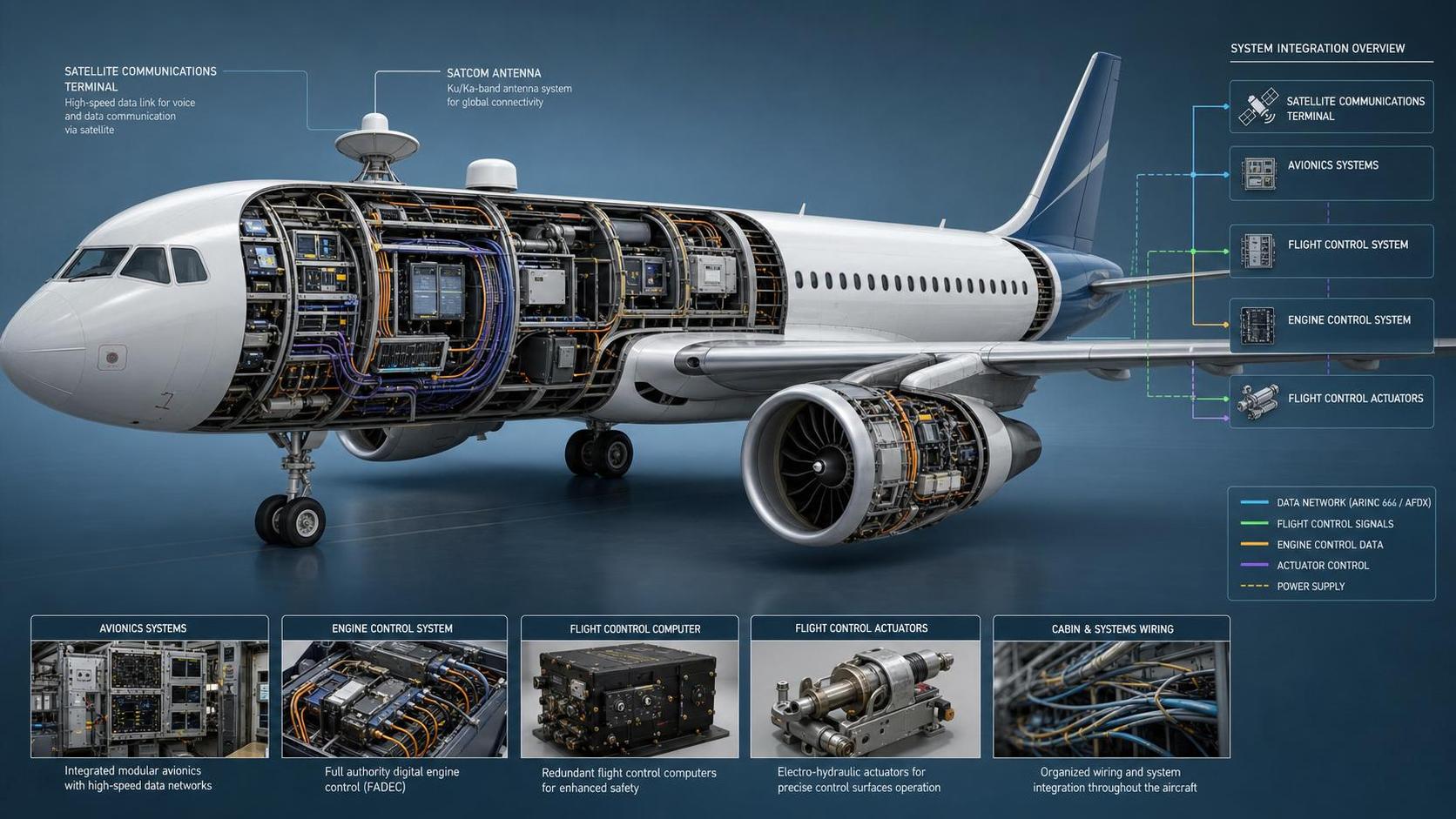 Integrated Aerospace Systems in Modern Aircraft: Functions, Interfaces, and Integration Challenges