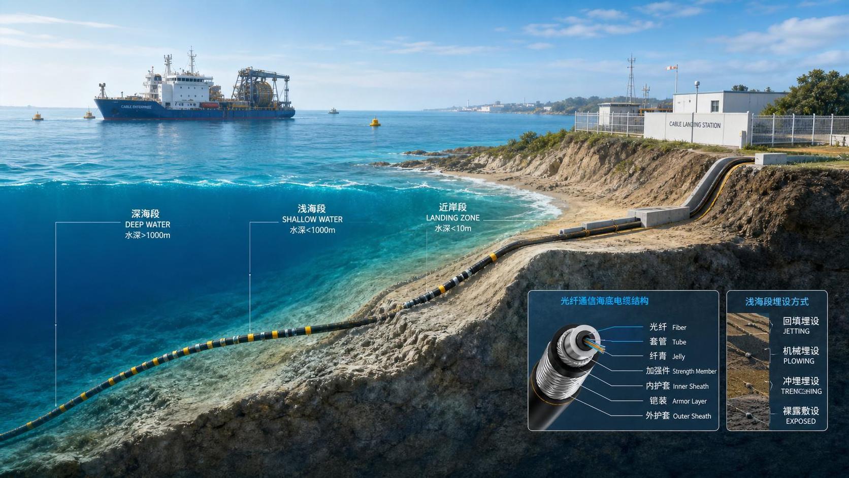 Submarine Cables Explained: Types, Landing Methods, and Key Failure Risks