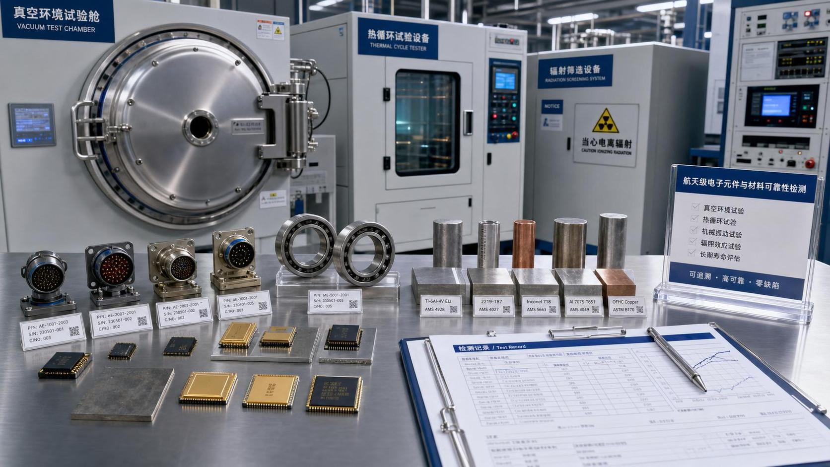 Space Grade Components: Key Material, Reliability, and Screening Requirements