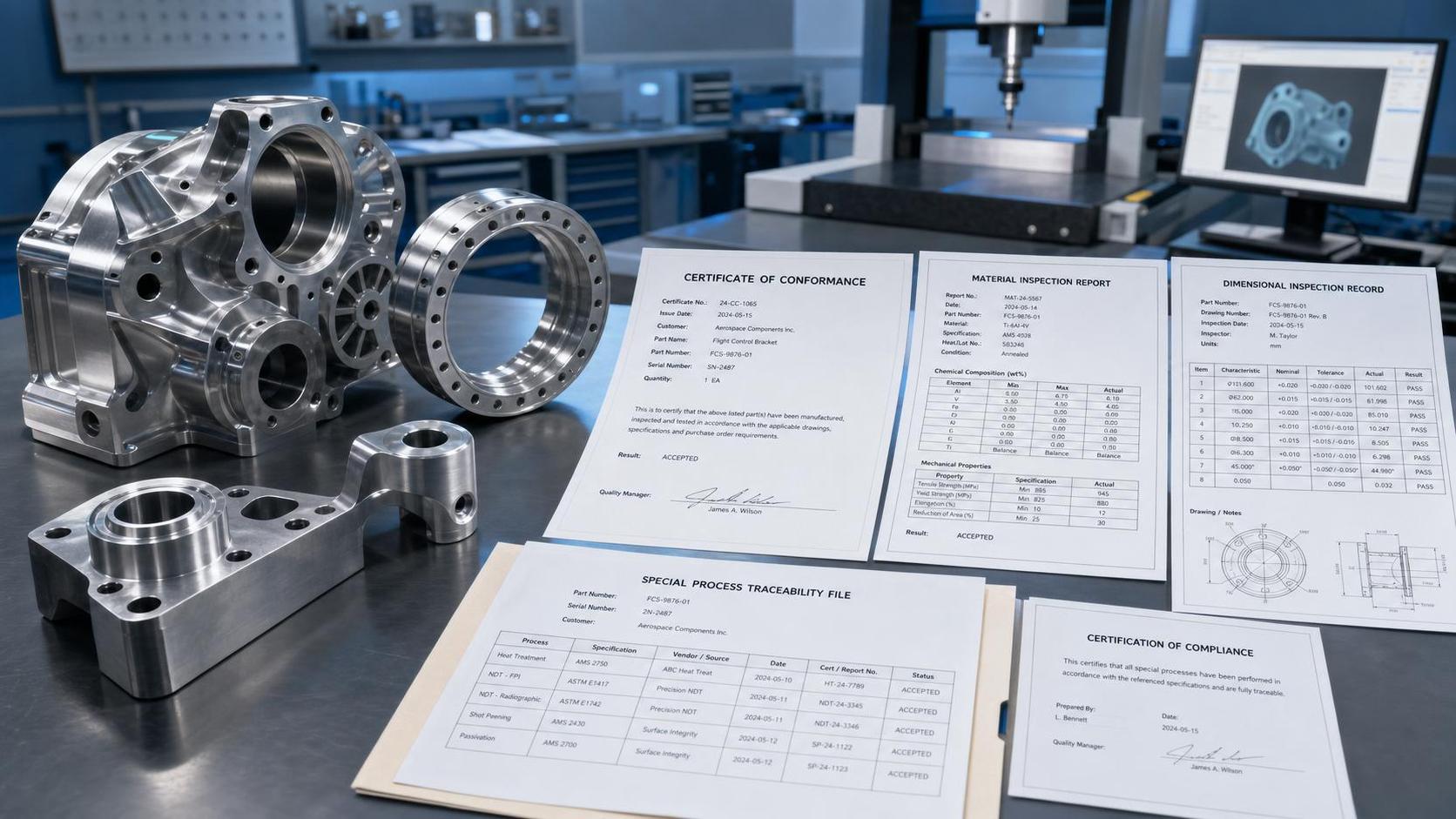 What Quality Documents Should You Request From an Aerospace Components Supplier?