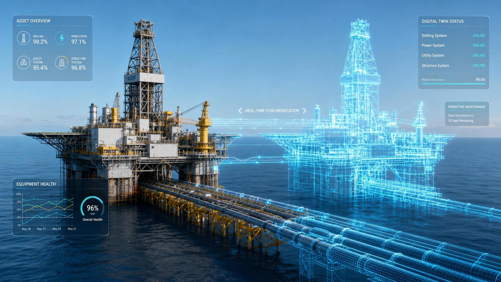Drilling Platform Digital Twin System: Key Functions, Data Needs, and ROI Factors