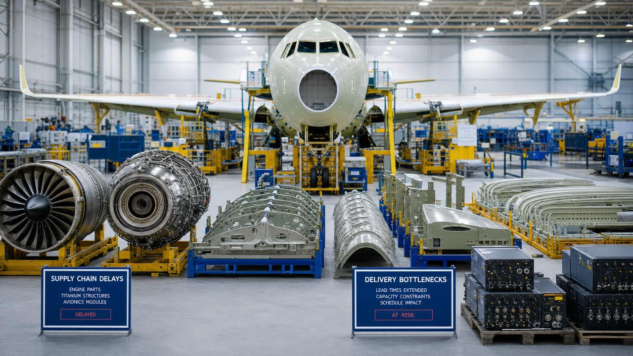 Aerospace Manufacturing Bottlenecks Slowing Delivery Schedules
