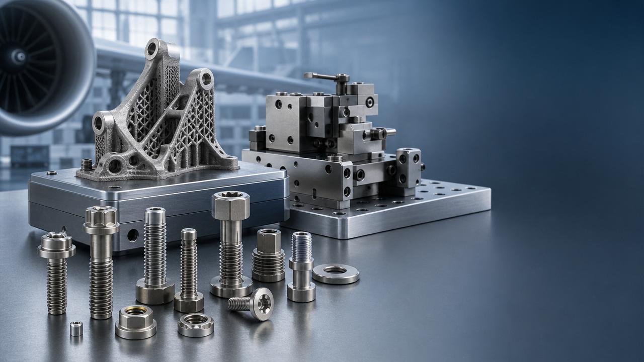 Aircraft Parts Additive Manufacturing Cost vs Lead Time in Titanium Fasteners