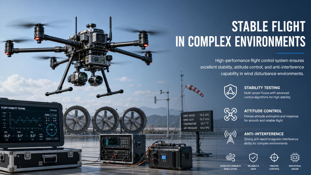 UAV Flight Control System: What Matters in Stability Testing