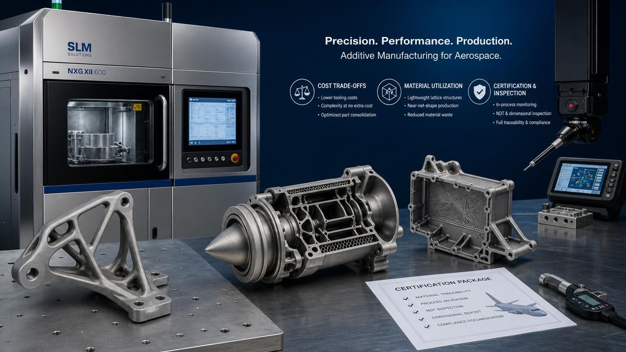 Aerospace Additive Manufacturing Cost Tradeoffs in 2026