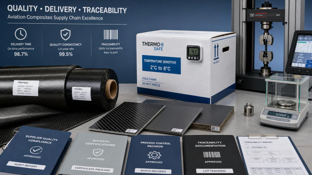 Aerospace Composite Materials Supplier: How to Compare Lead Time and Quality