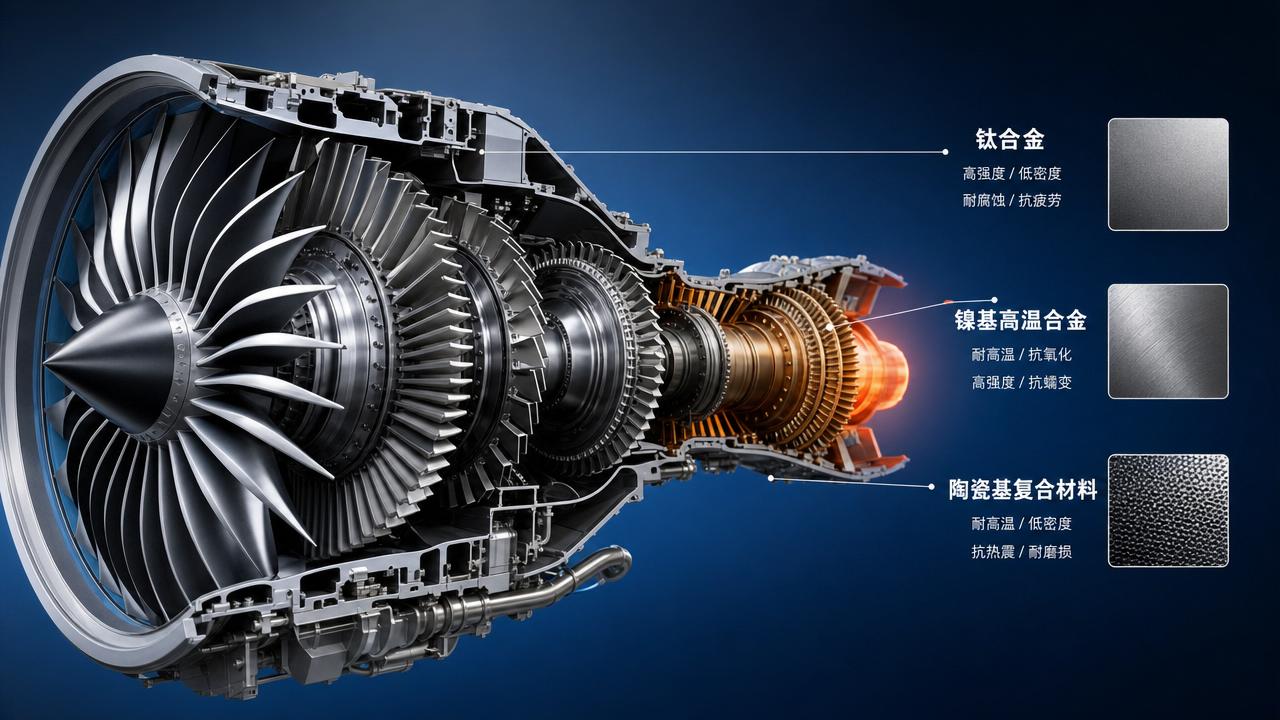 Aircraft Propulsion System Materials: Cost, Heat, and Lifecycle Tradeoffs