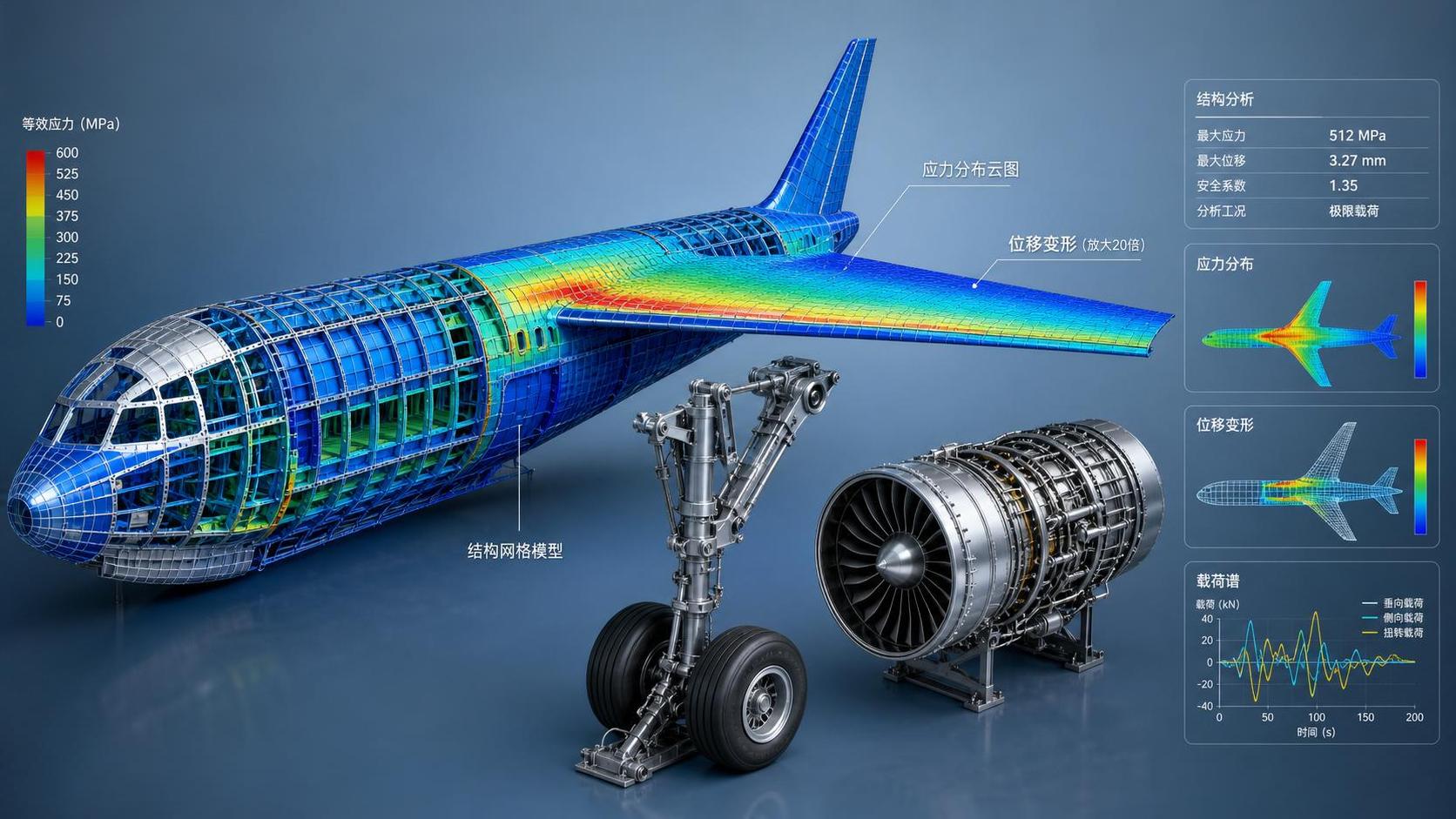 Finite Element Analysis in Aircraft Design: What Results Matter Most