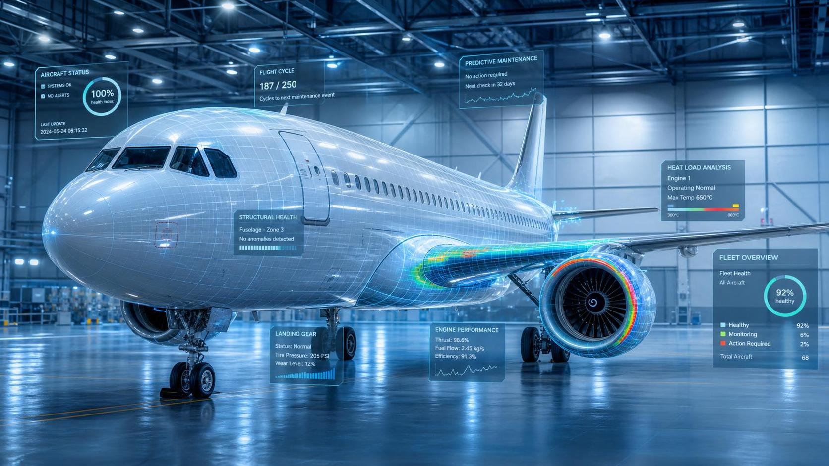 Aircraft Digital Twin Use Cases for Predictive Maintenance and Fleet Planning