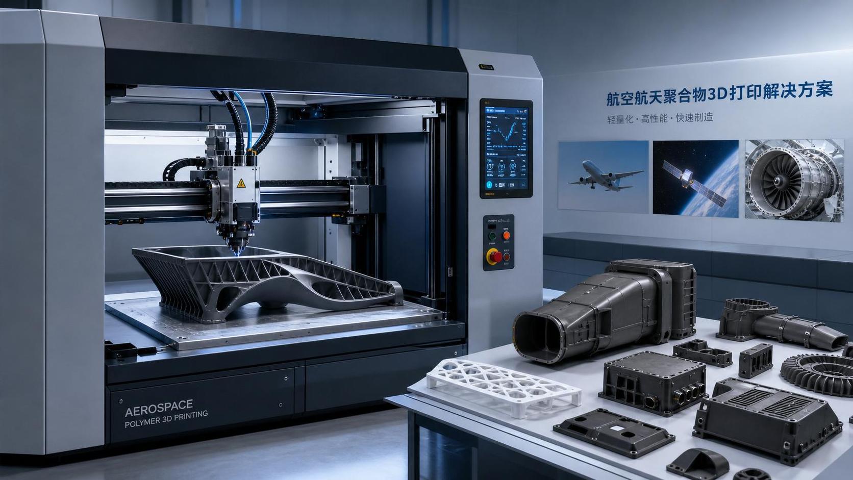 Aerospace Polymer 3D Printing for Low-Volume Parts