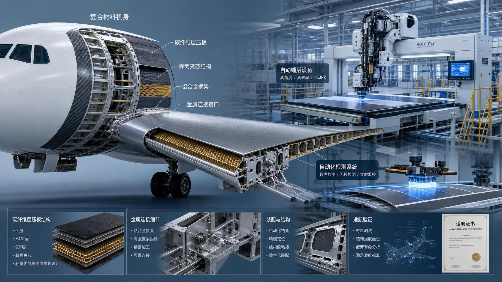 Composite Aircraft Structural Materials: Key Tradeoffs for New Airframe Designs