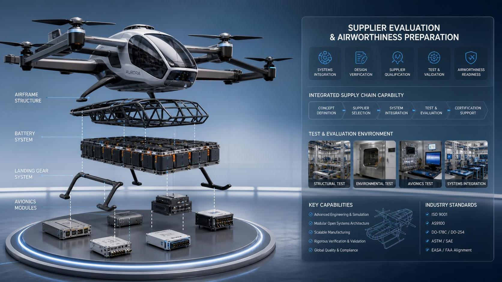How to Evaluate an Urban Air Mobility UAM Supplier for eVTOL Programs