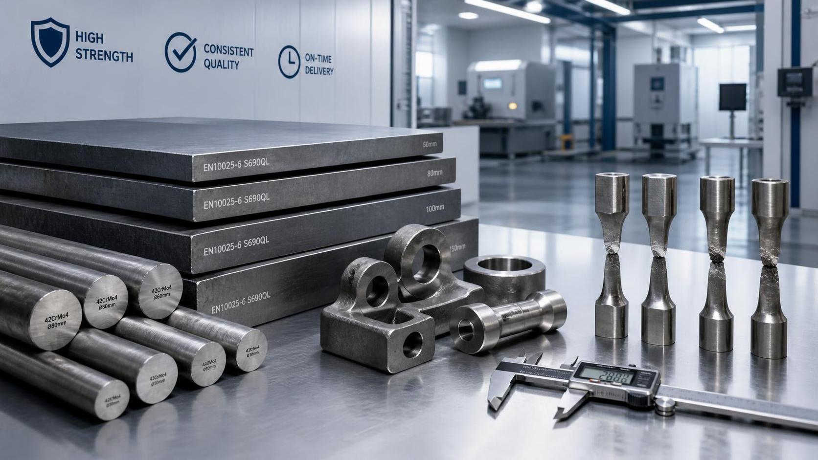 How to evaluate a high strength steel manufacturer for tensile strength, consistency, and lead times