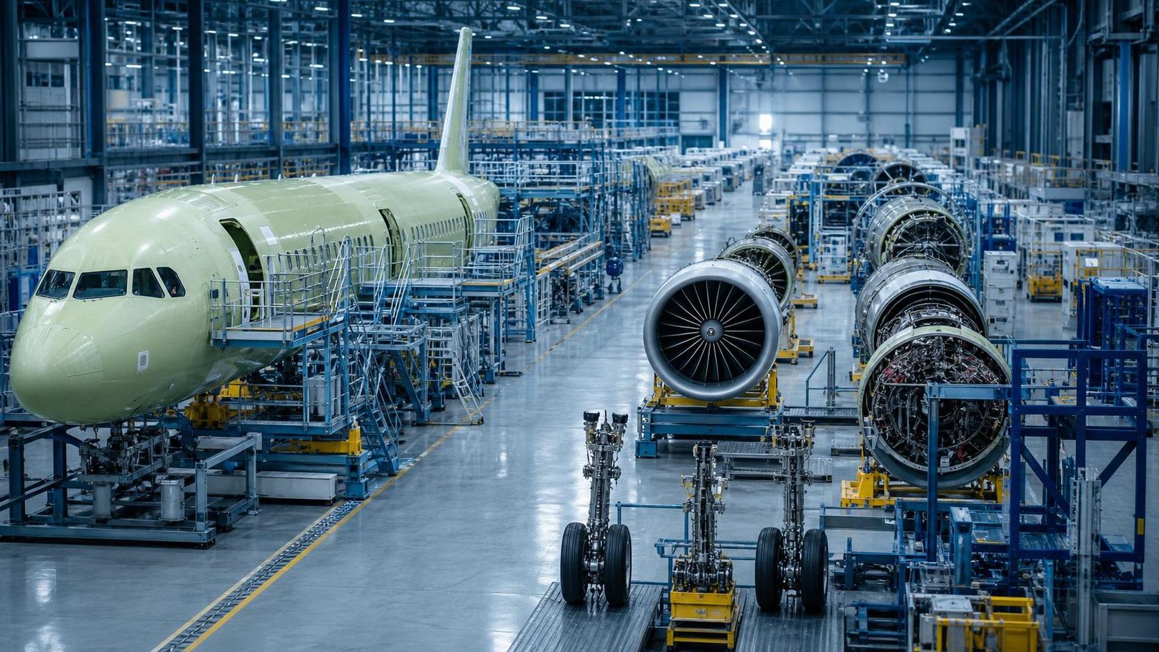 What global civil aviation manufacturing capacity signals for aircraft supply