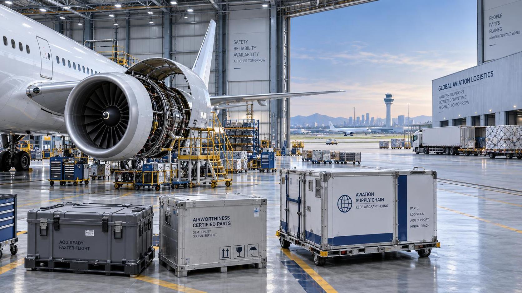 How aviation supply chain resilience reduces aircraft downtime risk