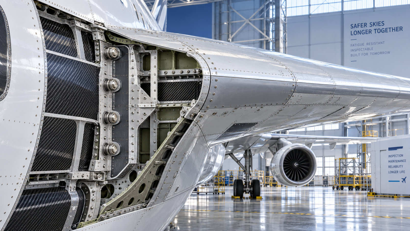 How fatigue resistant airframe structures extend aircraft service life