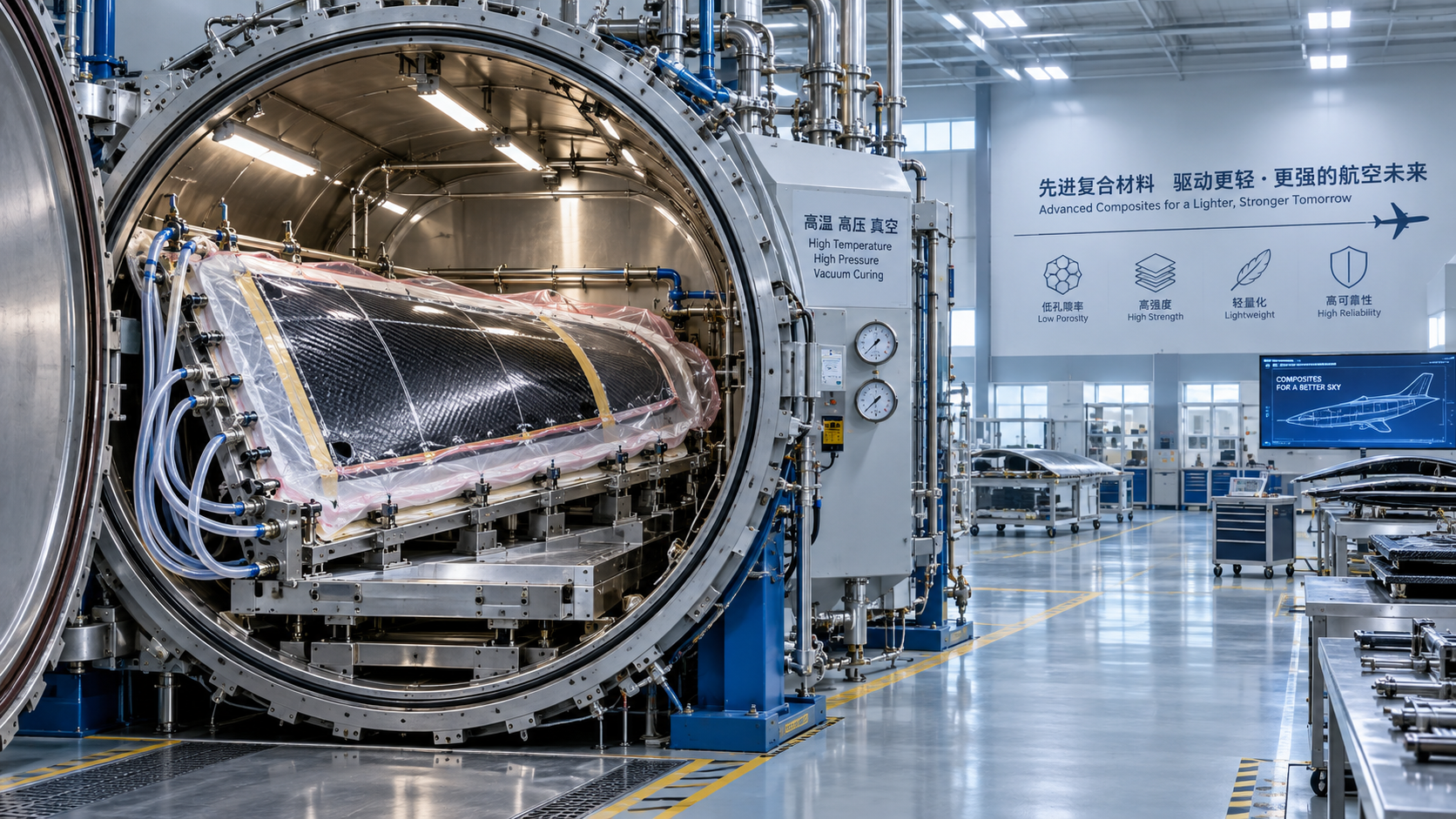 How autoclave curing affects void content in composite airframes