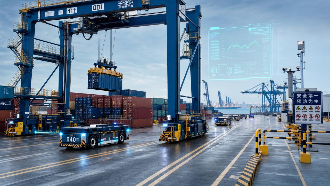 What port automation solutions improve safety first?