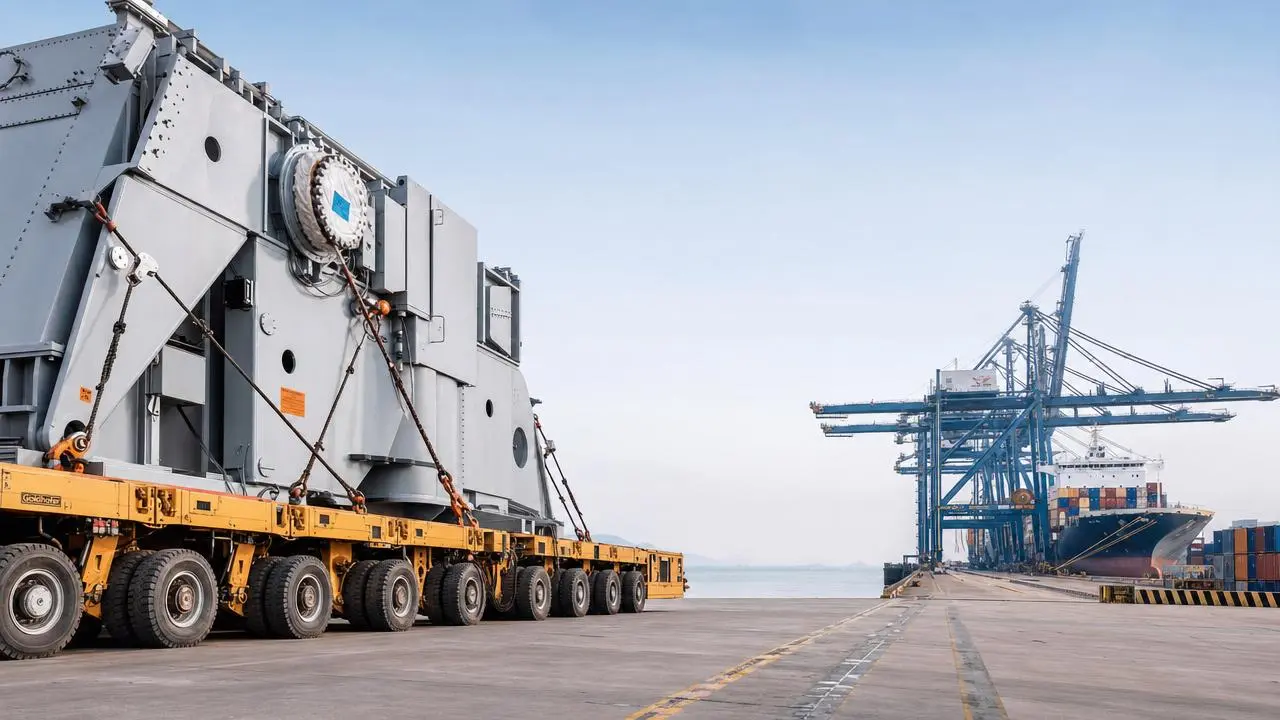 What makes heavy machinery logistics so risky?