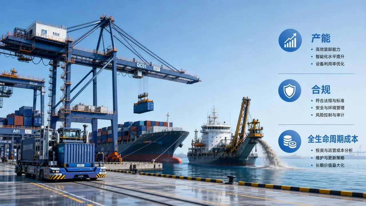 How to Evaluate a Port Infrastructure Supplier for Capacity, Compliance, and Lifecycle Cost
