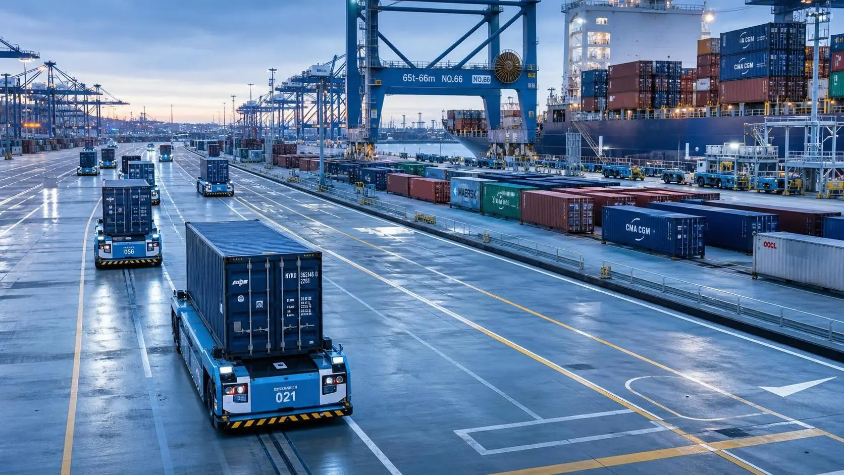 How to Evaluate Automated Guided Vehicles for Terminals by Load, Route, and Traffic Density