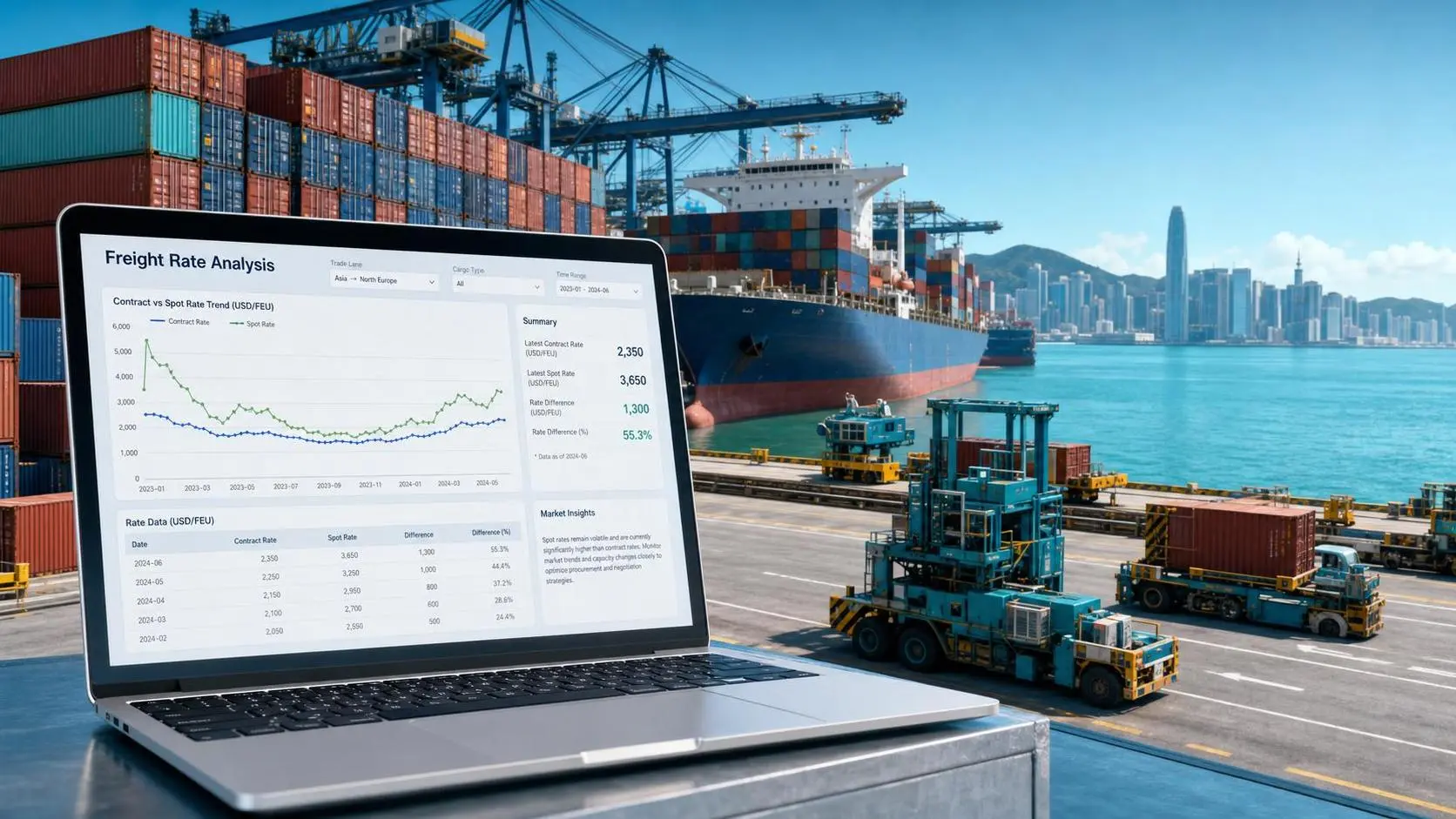 How to Compare a Shipping Rate Analytics Provider for Contract and Spot Rate Visibility