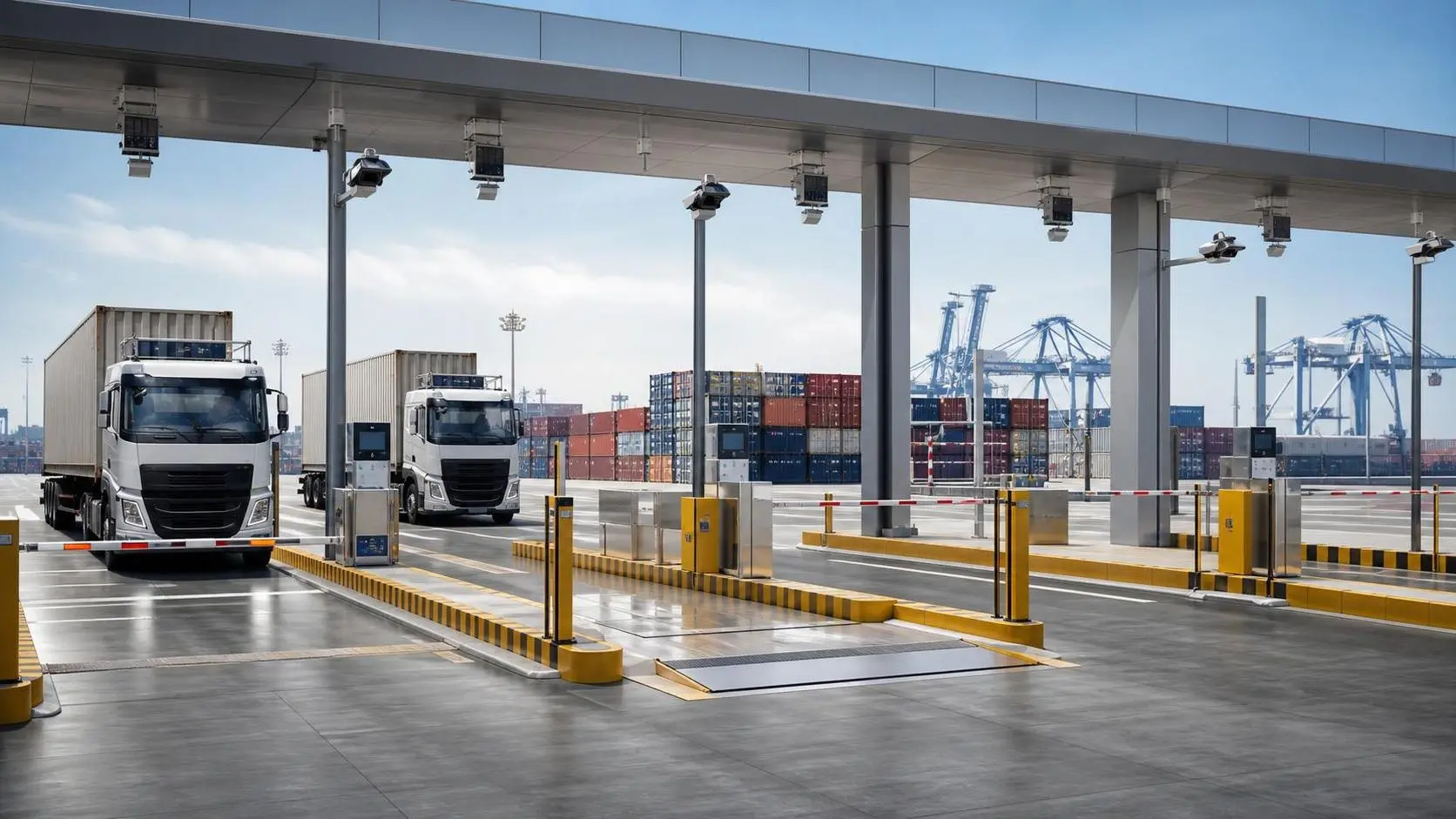 How Port Automation Solutions for Gate Automation Reduce Truck Queues and Manual Checks