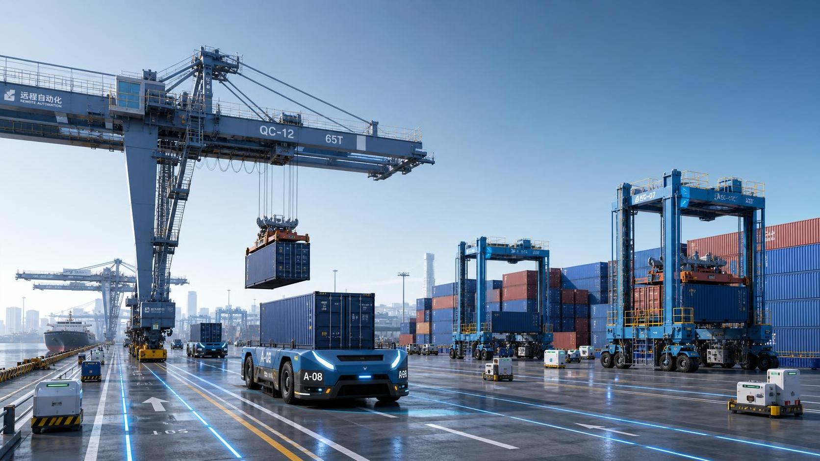 How Does Remote Port Equipment Automation Improve Safety and Throughput?