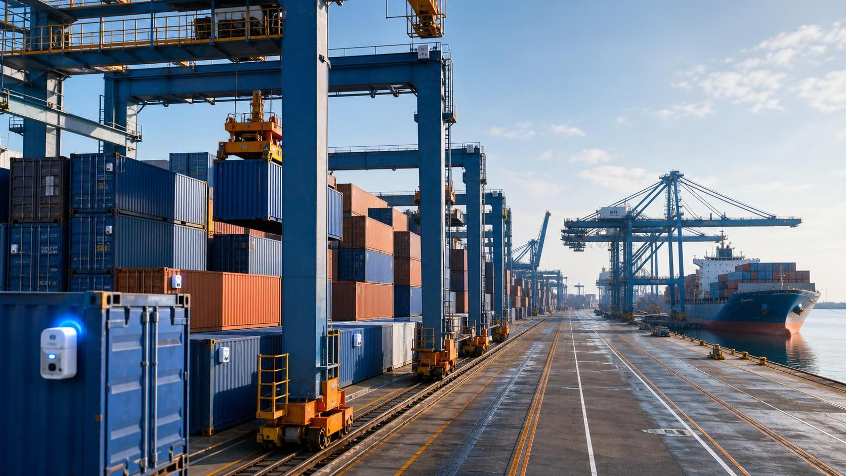 How Can IoT Smart Port Solutions Improve Container Tracking and Yard Efficiency?