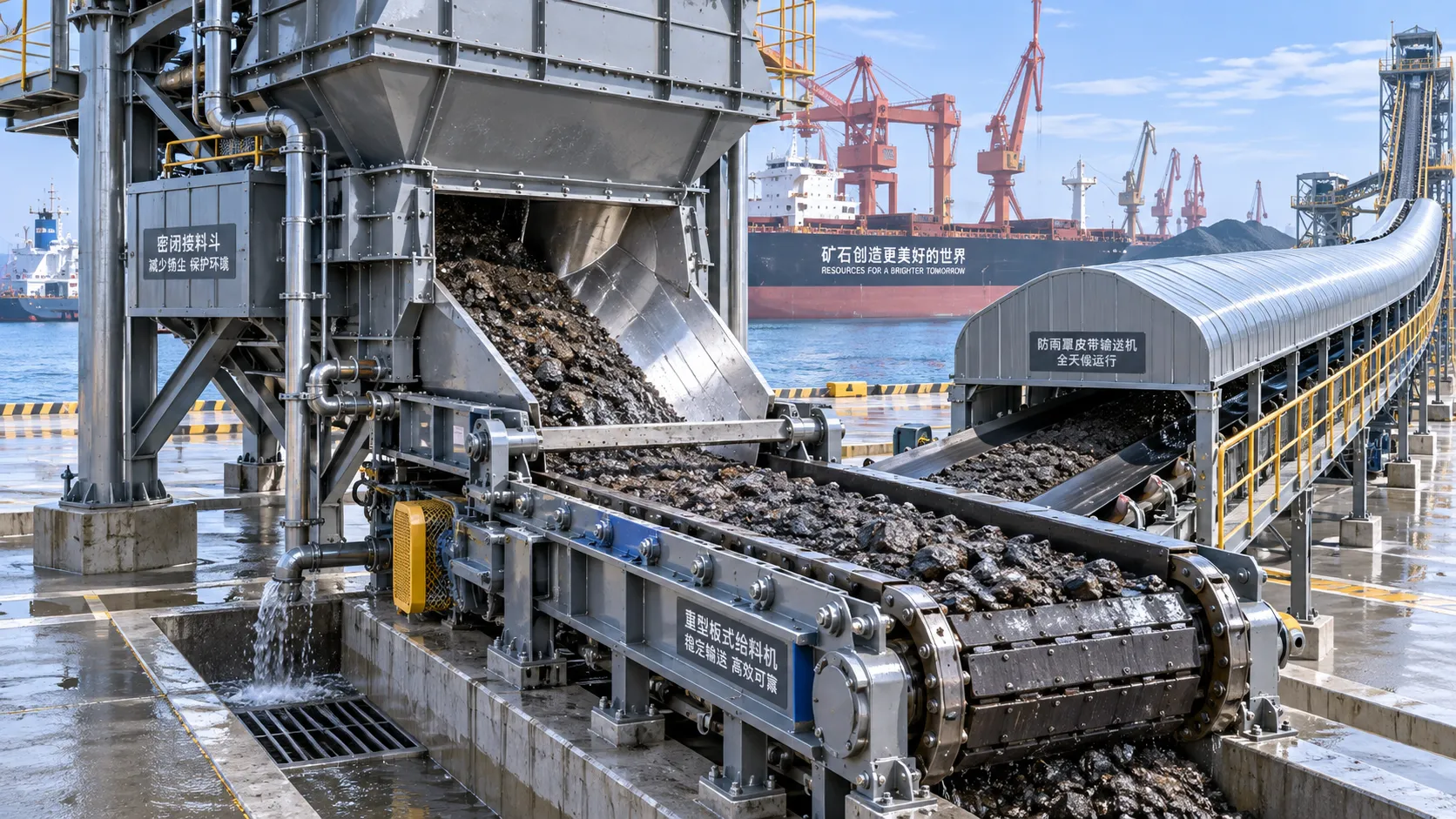 Which Bulk Handling Equipment Suits High-Moisture Cargo?
