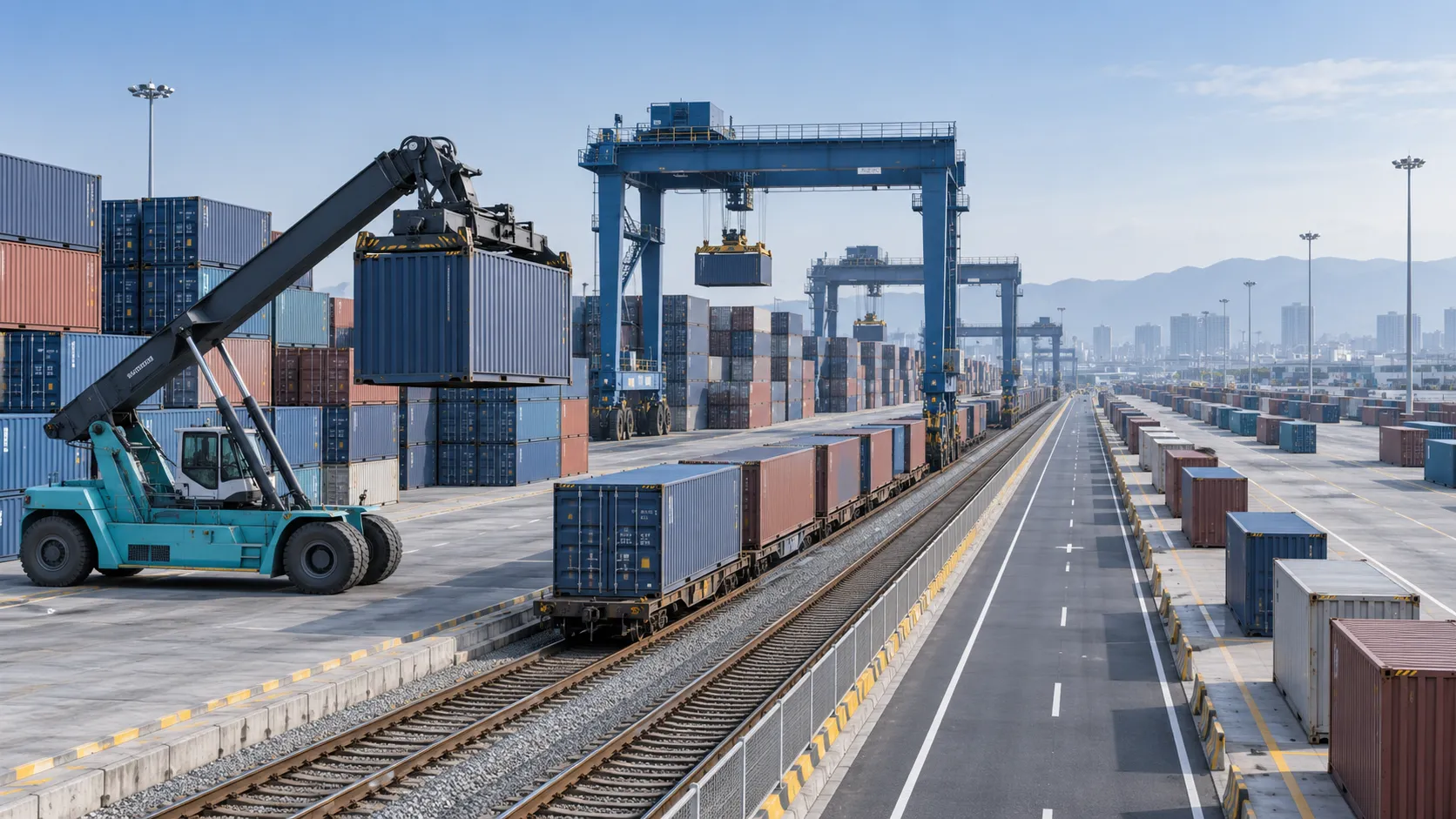 Selecting Intermodal Yard Equipment for Fast, Safe Container Transfers