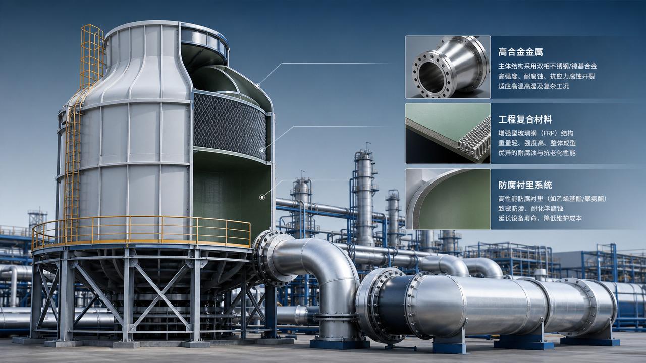 Choosing Advanced Materials for Corrosion Protection in Gas Cooling Towers