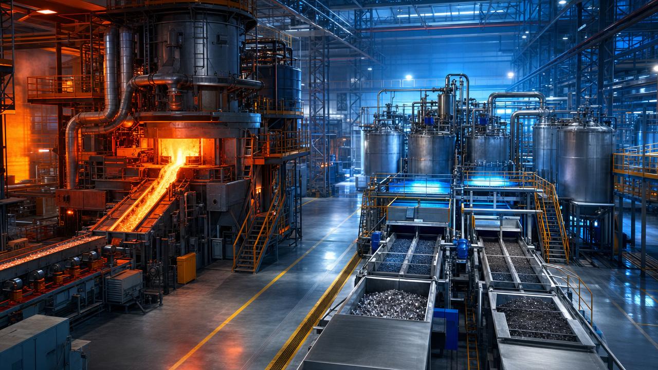 Pyrometallurgy or alternatives when energy prices stay high