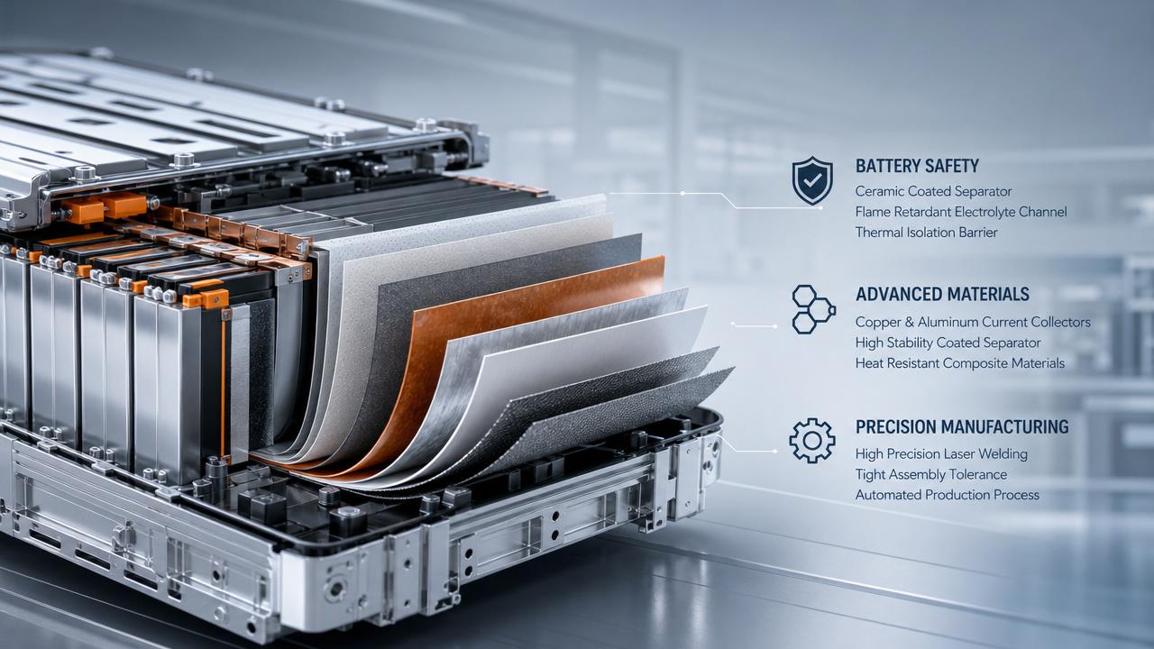 How advanced materials improve EV battery safety