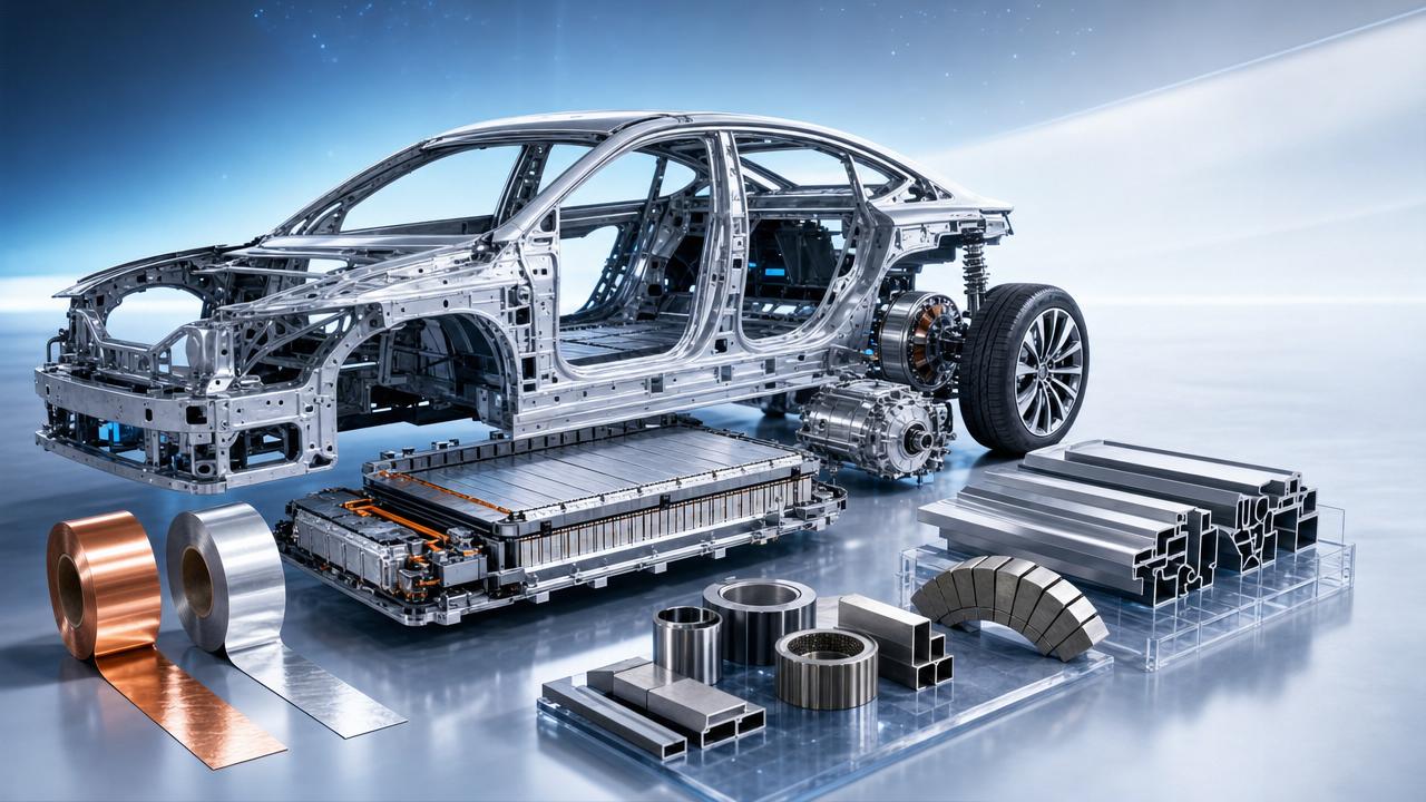 What advanced materials for electric vehicles improve most
