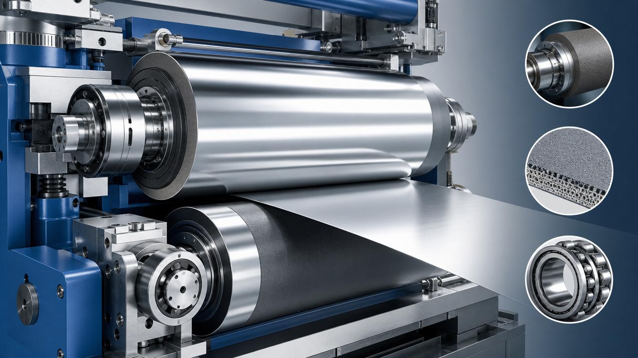 Which advanced materials suit metal foil rolling best?