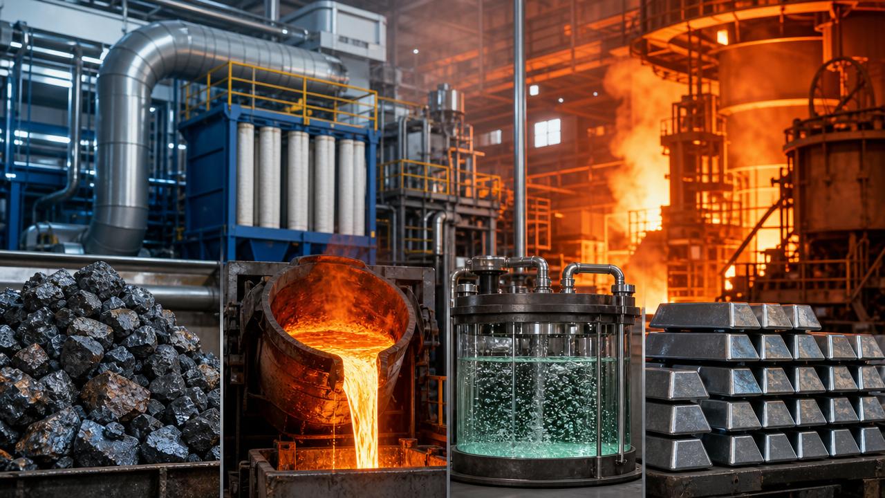Pyrometallurgy vs Hydrometallurgy: How to Choose for Ore Type, Energy Use, and Recovery