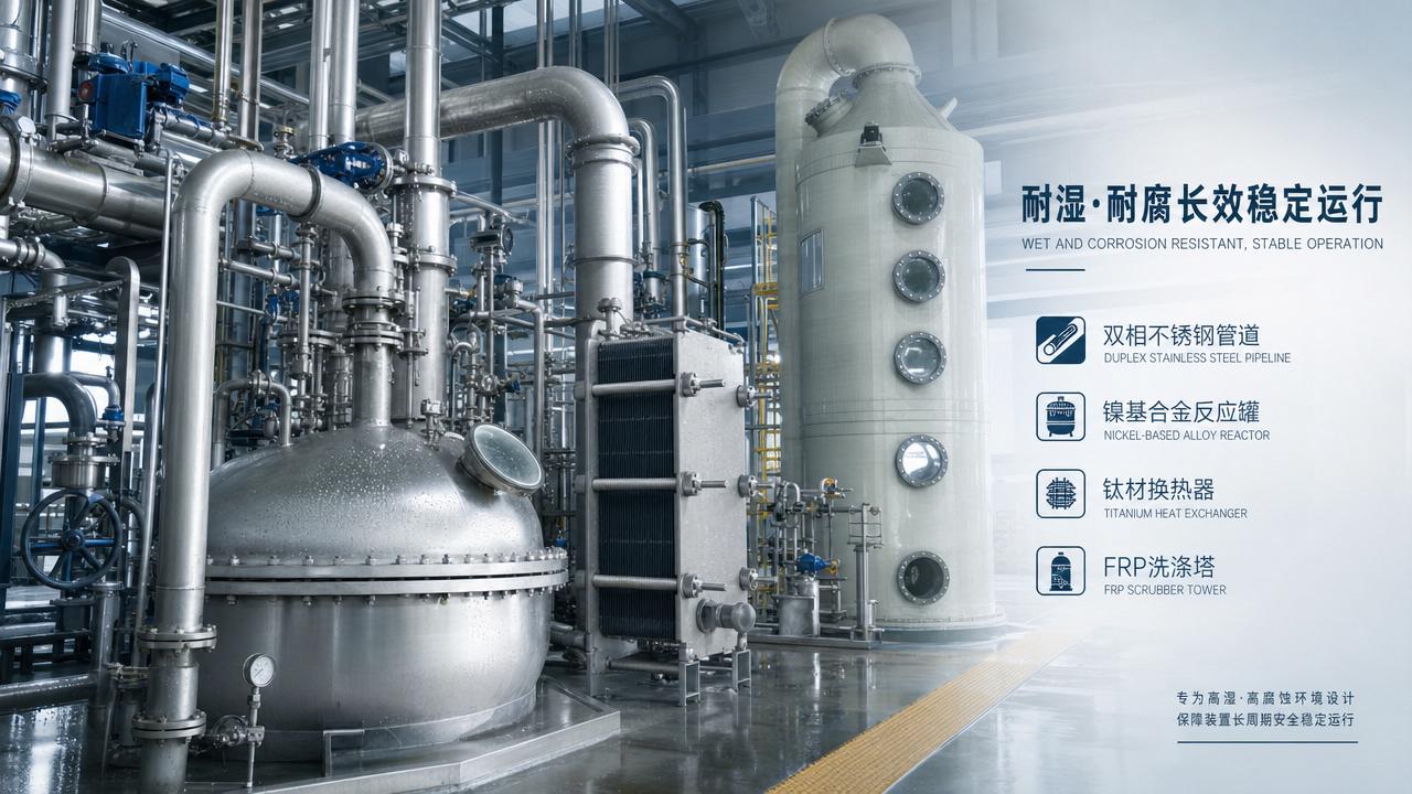 What Corrosion Resistant Advanced Materials Work Best in Acidic and High-Humidity Plants?
