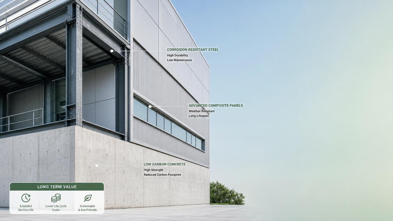 Advanced Materials for Sustainable Construction: How to Compare Cost and Service Life