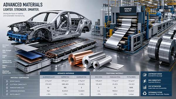 Advanced Materials for Electric Vehicles vs Conventional Options: What Drives Total Cost