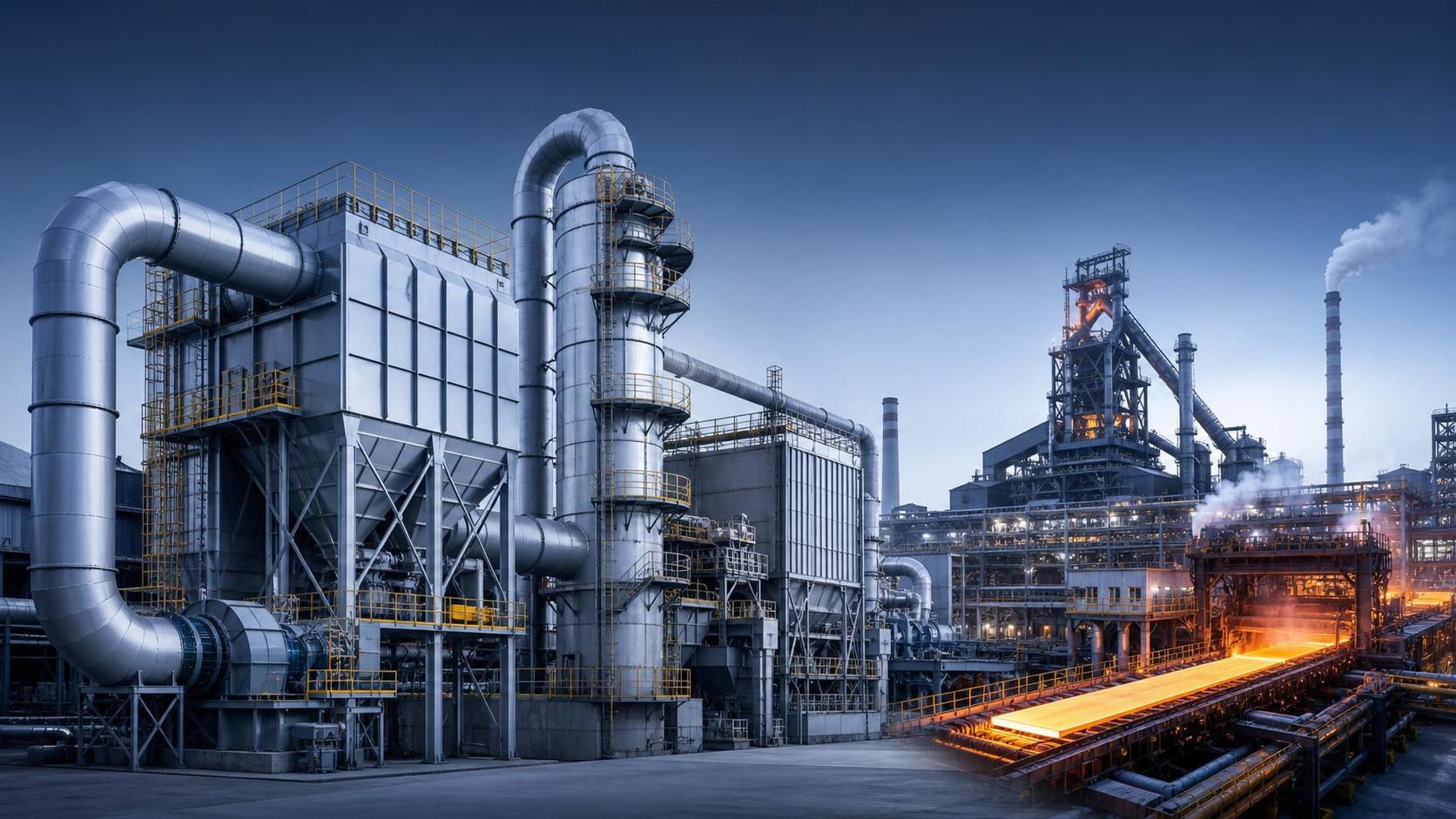 Industrial Environmental Systems in Steel Plants: Common Sources of Emissions and Control Options