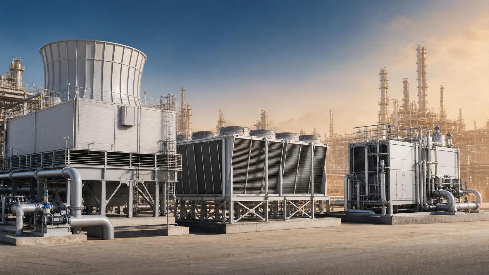 Industrial Cooling Systems in the Middle East: Which Design Handles Heat, Dust, and Water Limits?