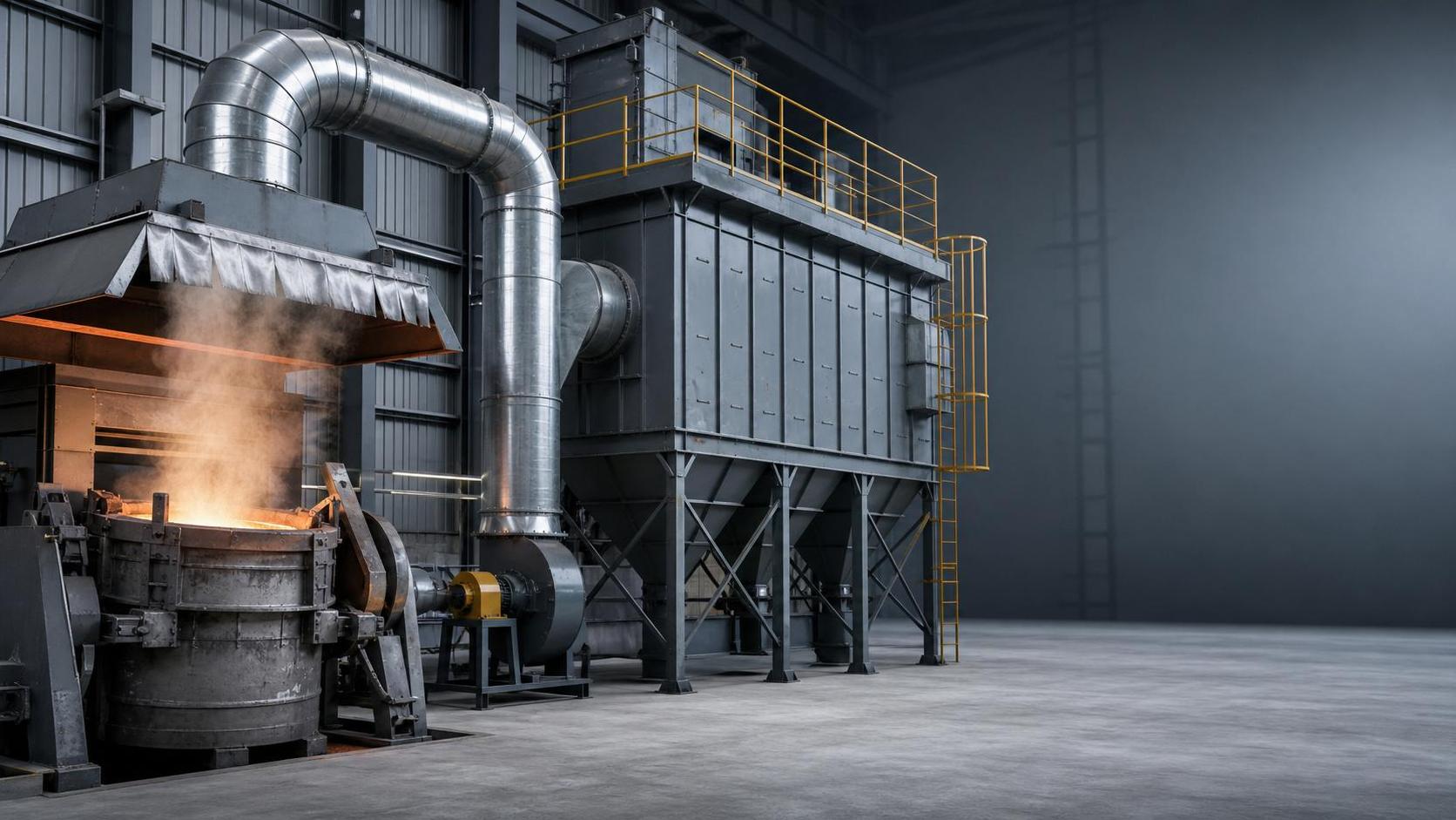 Heavy Industry Dust Control for Foundries: How to Reduce Fume Leakage and Fine Dust