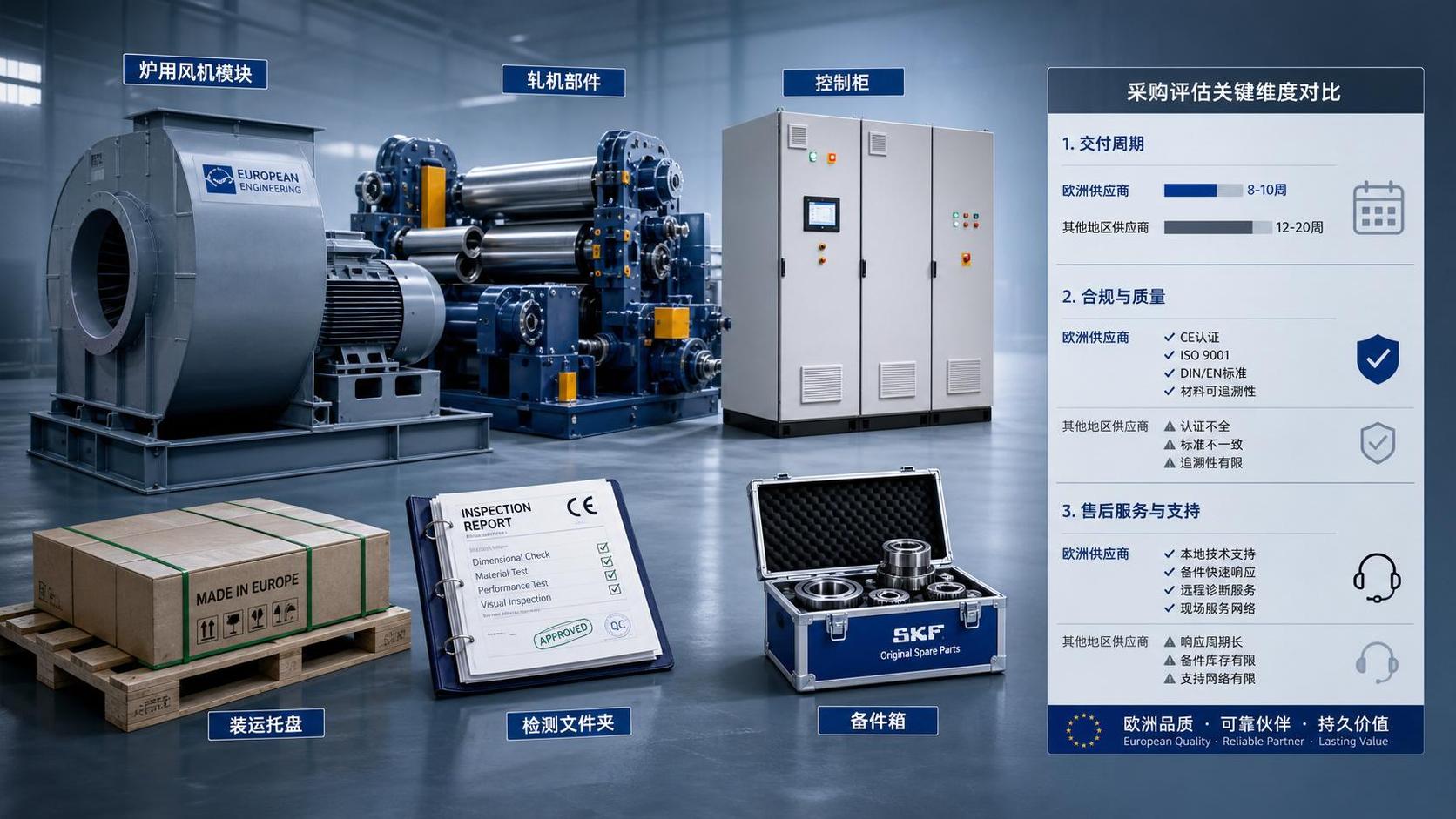 Industrial Equipment Suppliers in Europe: How to Compare Lead Times, Compliance, and Service