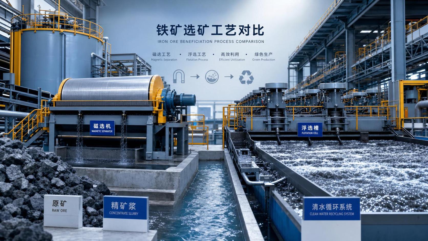 Iron Ore Flotation or Magnetic Separation? Choosing the Right Processing Route
