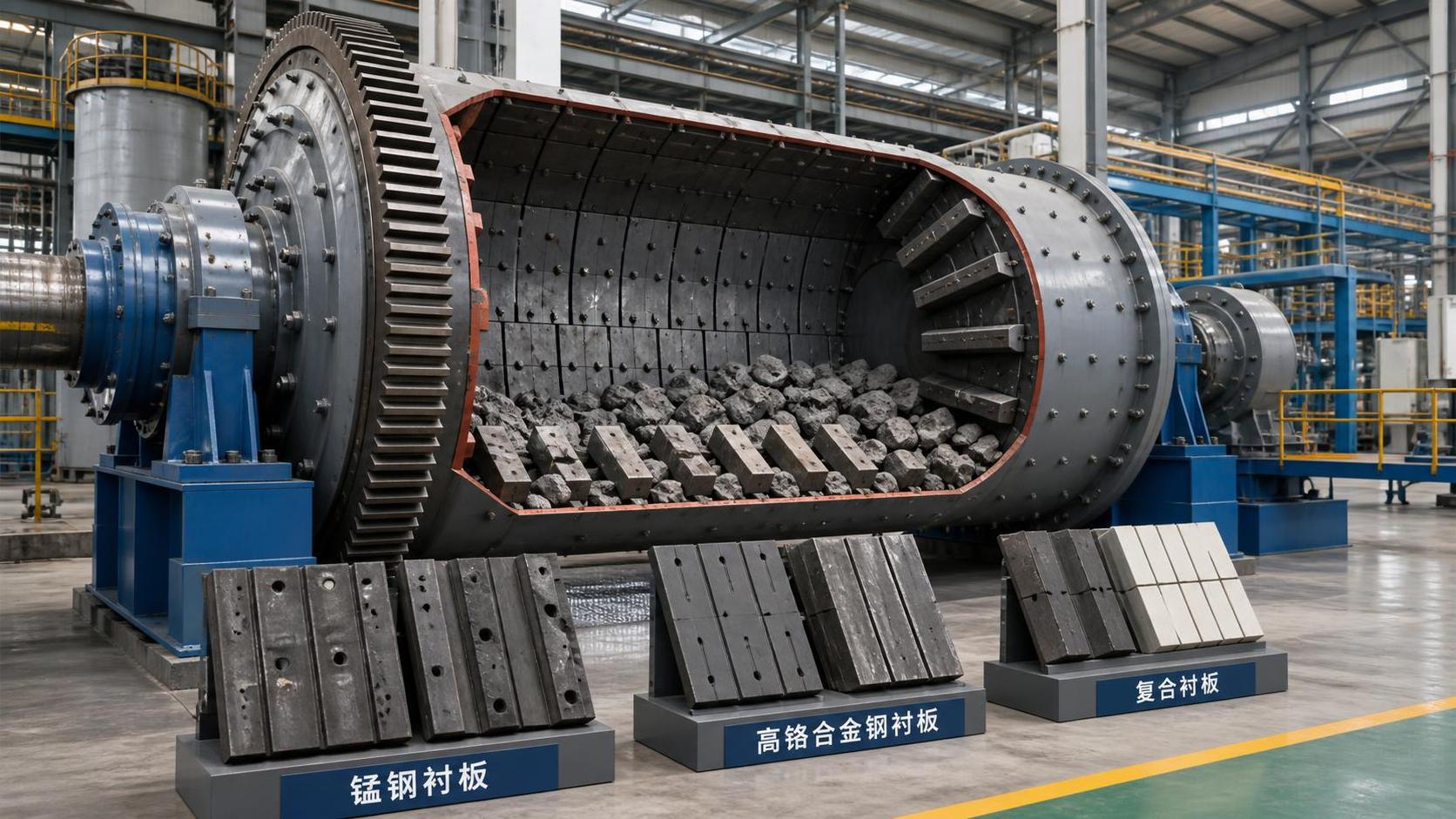 How to choose high-impact wear materials for mills with heavy feed loads