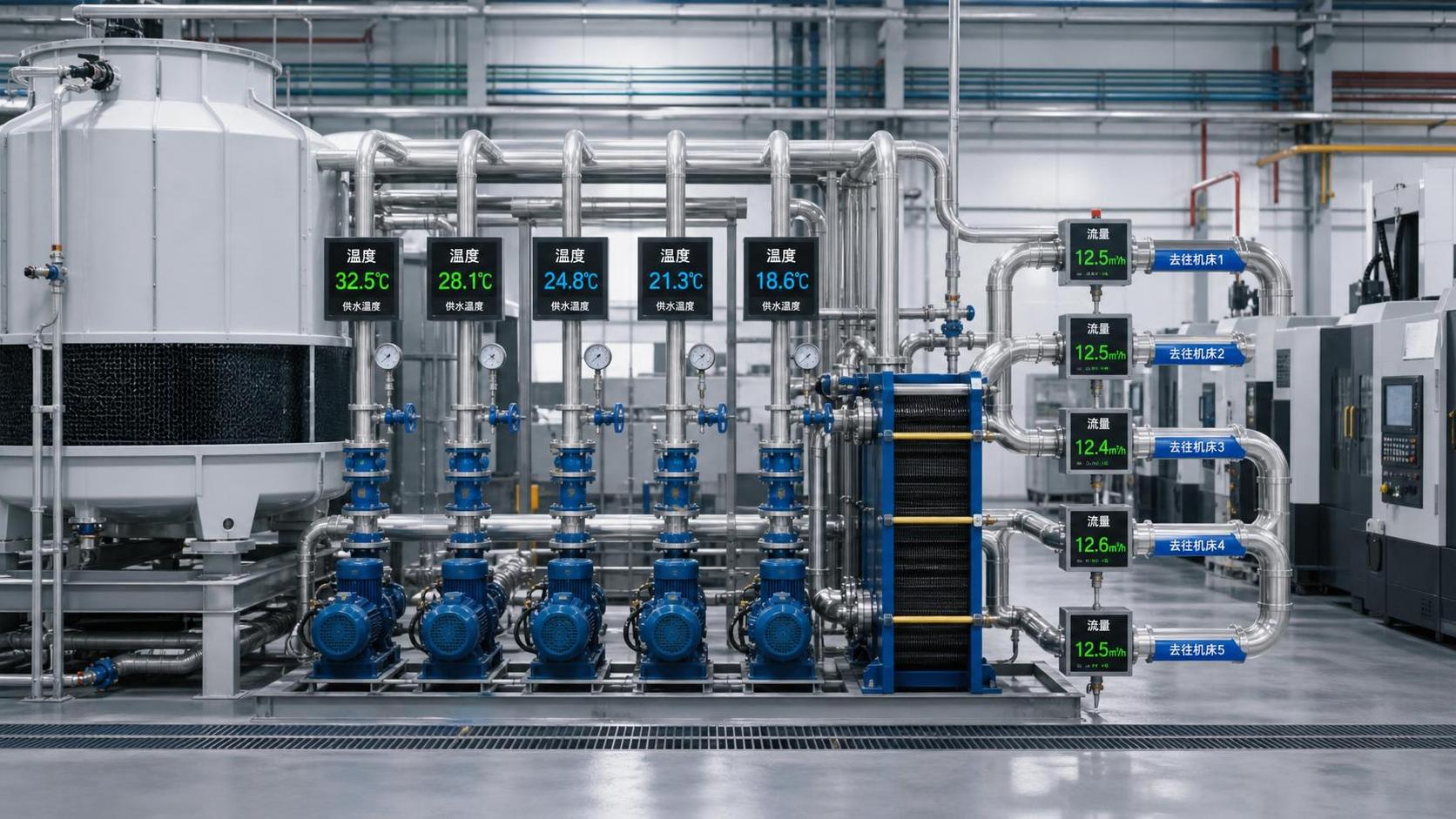 How Can You Troubleshoot Uneven Cooling in an Industrial Cooling Loop?