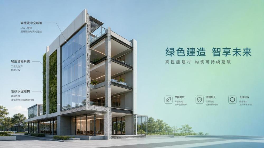 What sustainable construction materials save long term