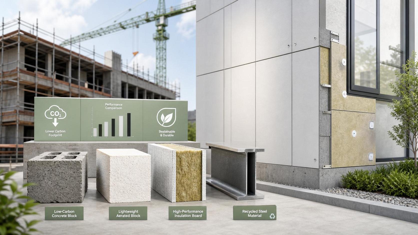 Sustainable Construction Materials: How to Compare Performance, Cost, and Use Cases