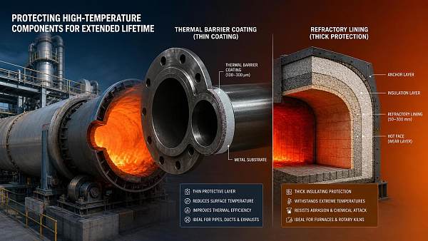 Thermal Barrier Coatings vs Refractory Linings: Which Lasts Longer at High Heat? Thermal Barrier Coatings vs Refractory Linings: Which Lasts Longer at High Heat?